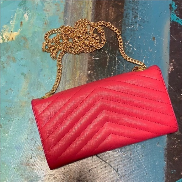 YSL quilted textured long wallet - Picture 6 of 10